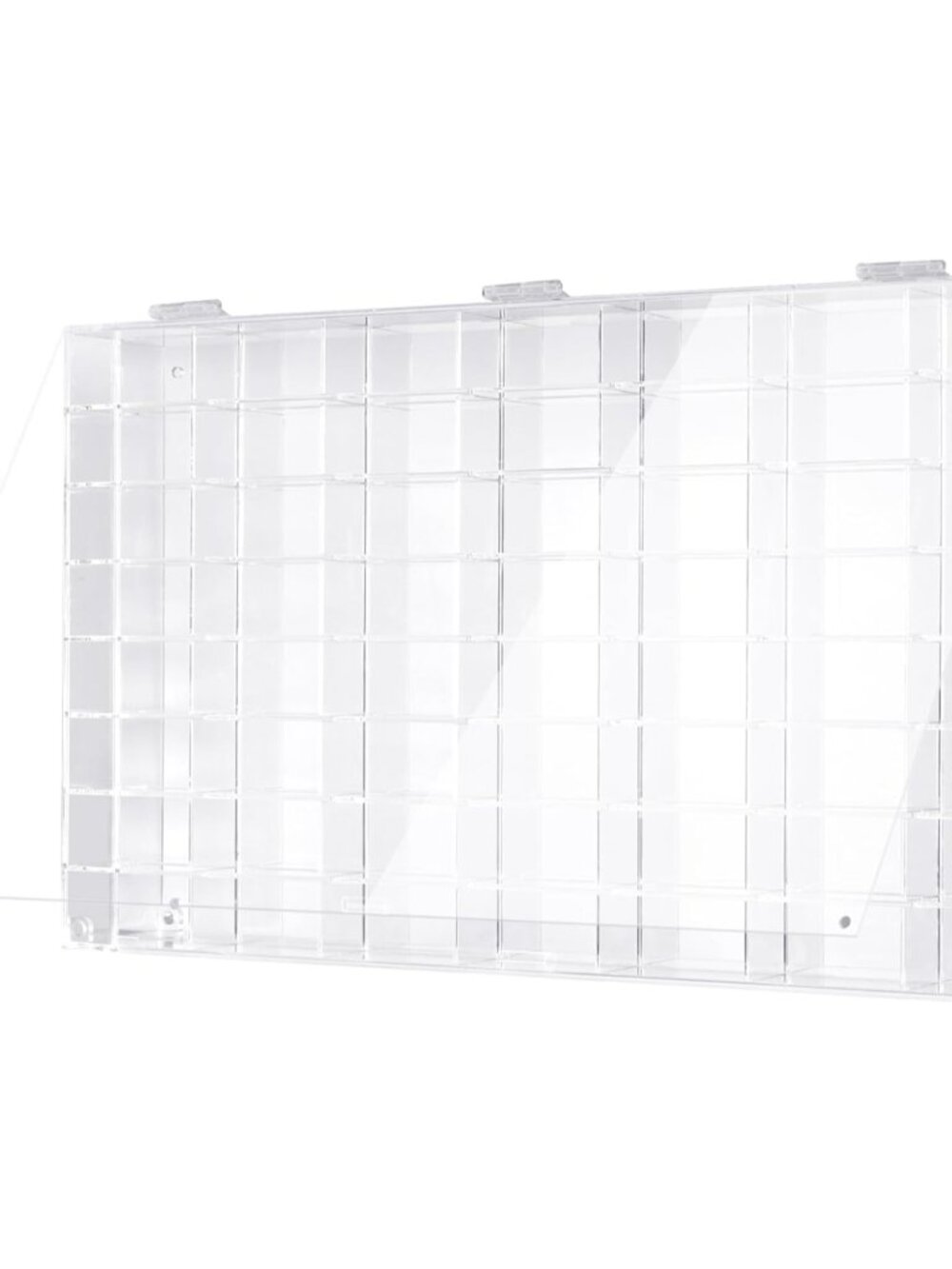 Clear Display Case Wall Cabinet for Hot Small Toy Wheels 1/64 Scale Matchbox Toy - Picture 5 of 9